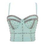 Top Vintage Strass Bleu - Louise Vintage