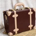 Valise Vintage Cabine Marron Beige - Louise Vintage